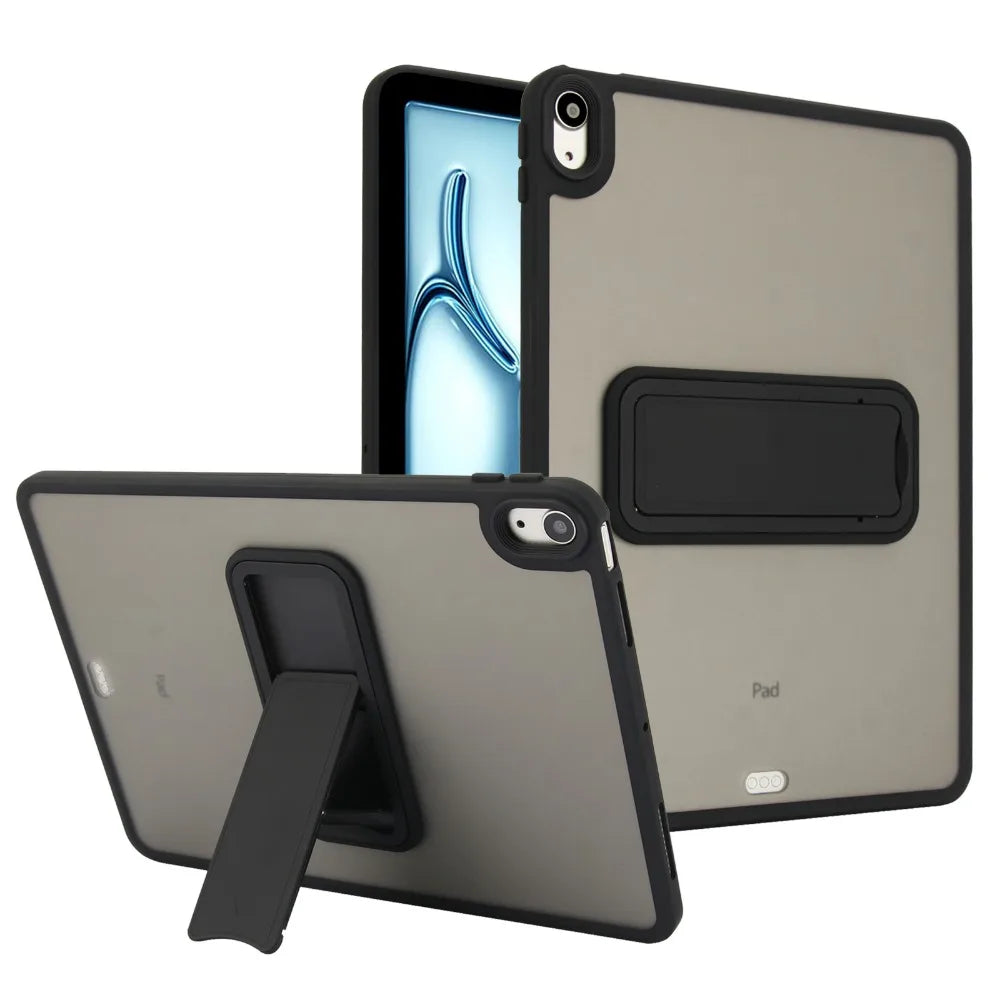For iPad 5th 6th 9.7" 7th 8th 9th 10.2" Air 4 Air 5 Air 11 A16 2025 Pro11 10th iPad mini 4 5 6 7 Hard PC+TPU Stand Cover Case