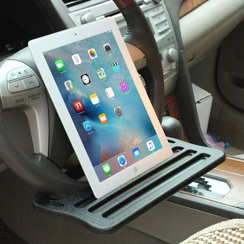 Portable Car Laptop Computer Desk Mount Stand Foldable Steering Wheel Dining Table Bracket Drink Food Coffee Tray Board Amagi