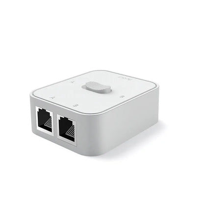 2 Port 1000Mbps Gigabit Network Switch RJ45 Switch Network Splitter Cable Extender Selector Power Free 2 Way adapter Connector