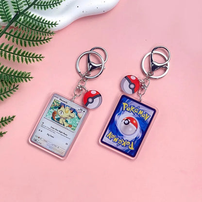 1/43Pcs Pokémon Pikachu Bulbasaur Gold Saint Acrylic Keychain Backpack Pendant Bag Charms Accessories Decoration Holiday Gifts