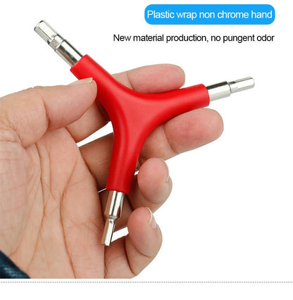 Hex Wrench Y-Type 3 Way 4/5/6mm Spanner Bicycle Repair Tools Trigeminal Hexagon Spanner Cycling MTB Mountain Bike Accessories