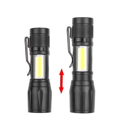 USB Rechargeable LED Flashlight Bright High Lumens,Zoomable Waterproof Torch,Portable Handheld Light for Outdoor Camping Hiking