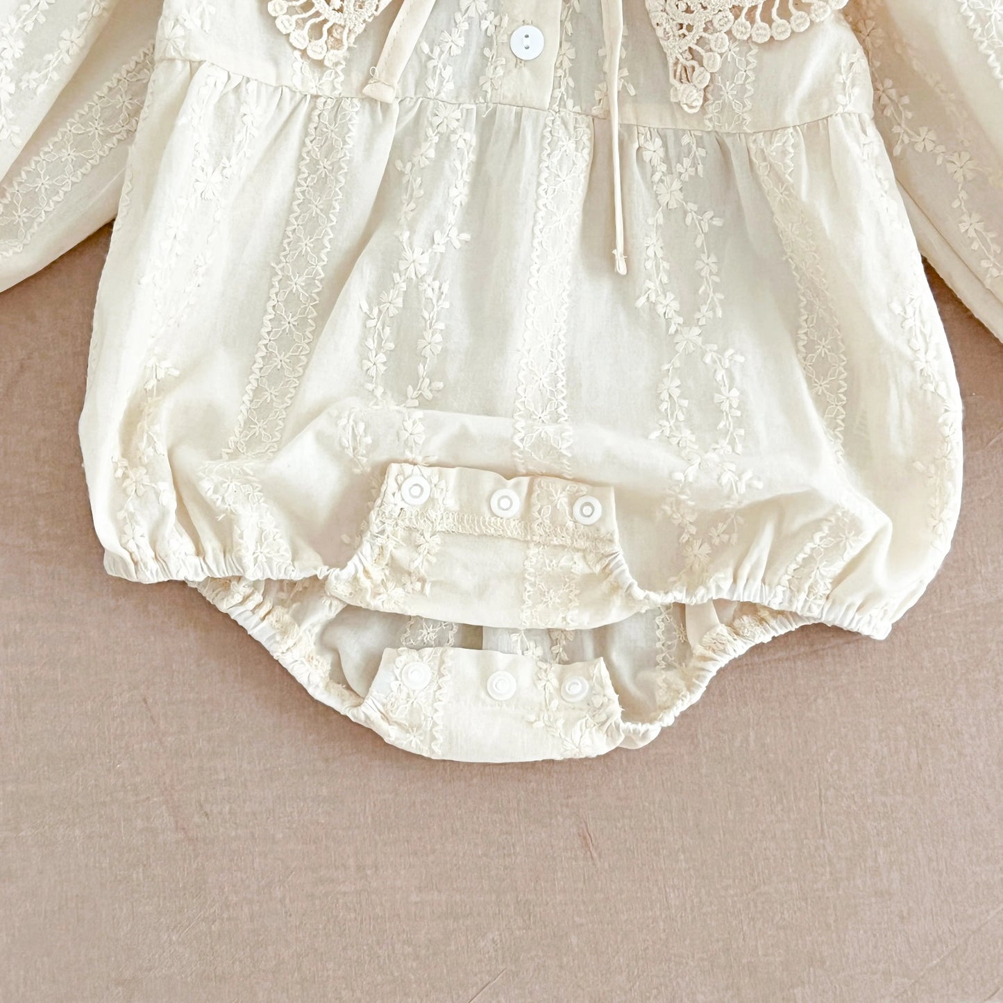 0-2Yrs Newborn Bodysuit Spring Autumn Clothes Baby Romper Lapel Collar Princess Bow Romper Long Sleeves Infant Girl Jumpsuit