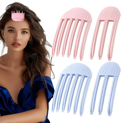 Fluffy Hairpin Curling Bangs Clips Hair Roots Volumizing Hair Clips Women Curling Fixed Shape Clips Fashion Volume Hair Roller