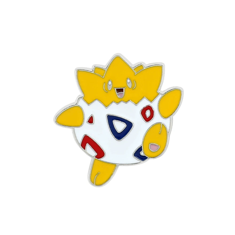 Pokemon Pikachu Game Console Enamel Pins Badges Brooches Japanese Anime Squirtle Funny Punk Denim Jacket Badge Lapel Pin Friend