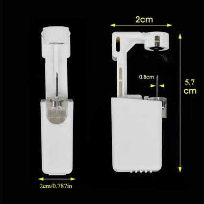 Safety Ear Piercing Gun Kit Women Men Disposable White Plastic Sterile Ear Piercing Device Fashion Simple Jewelry Piercing Tools