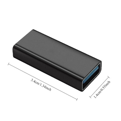 3.1 USB to USB Adapters 3.0 USB Female to USB A Female Converter OTG DataSync Extender Connectors for Laptops Tablets