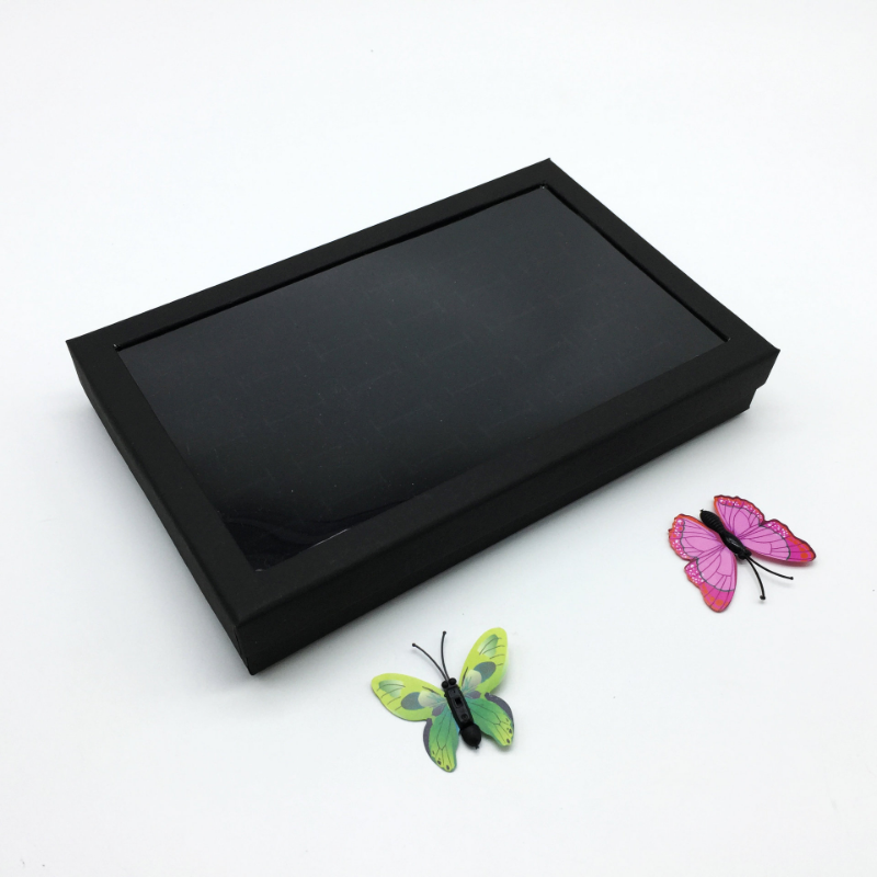 36 Slot Rings Display Box Stand Metal Earrings Storage Box Storage Box with Transparent Cover Jewelry Display Cabinet