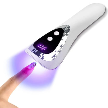LINMANDA Handheld UV LED Nail Lamp USB Rechargeable Mini Manicure Lamp Nail Dryer With 5 Lamp Beads Quick Drying Gel Nail Polish