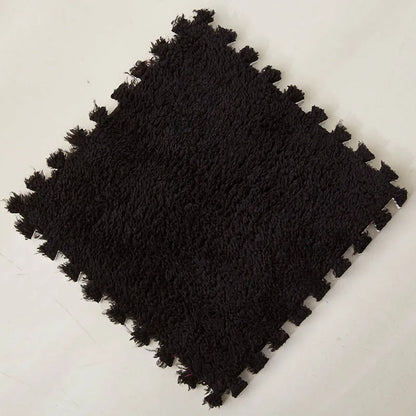 Soft Plush Warm Carpet Baby Play Mat Baby Bedroom Patchwork Carpet EVA Foam Interlocking Sports Floor Tiles Baby Warm Game Mat