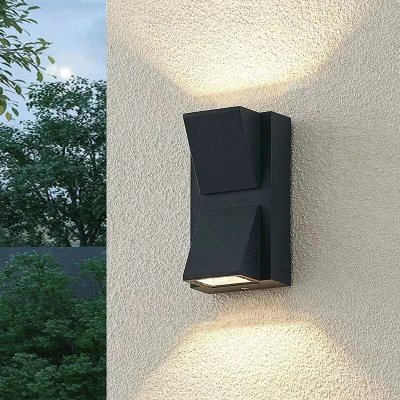 Led Wall Lamp Outdoor Indoor Waterproof Surface Mounted LED Up and Down Wall Light Porch Garden AC85-265V