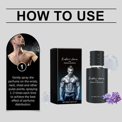 Men's Dating Spray Portable, Attractiveness Enhanced Fragrance, Rich Layered Scent Lasts All Day, Attractiveness Dating Spray