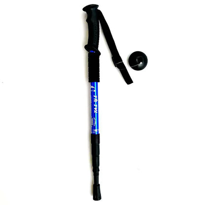 Adjustable Aluminum Alloy Hiking Poles 52-110cm for Outdoor Camping Mountain Climbing Travel with Straight/T Handle Options