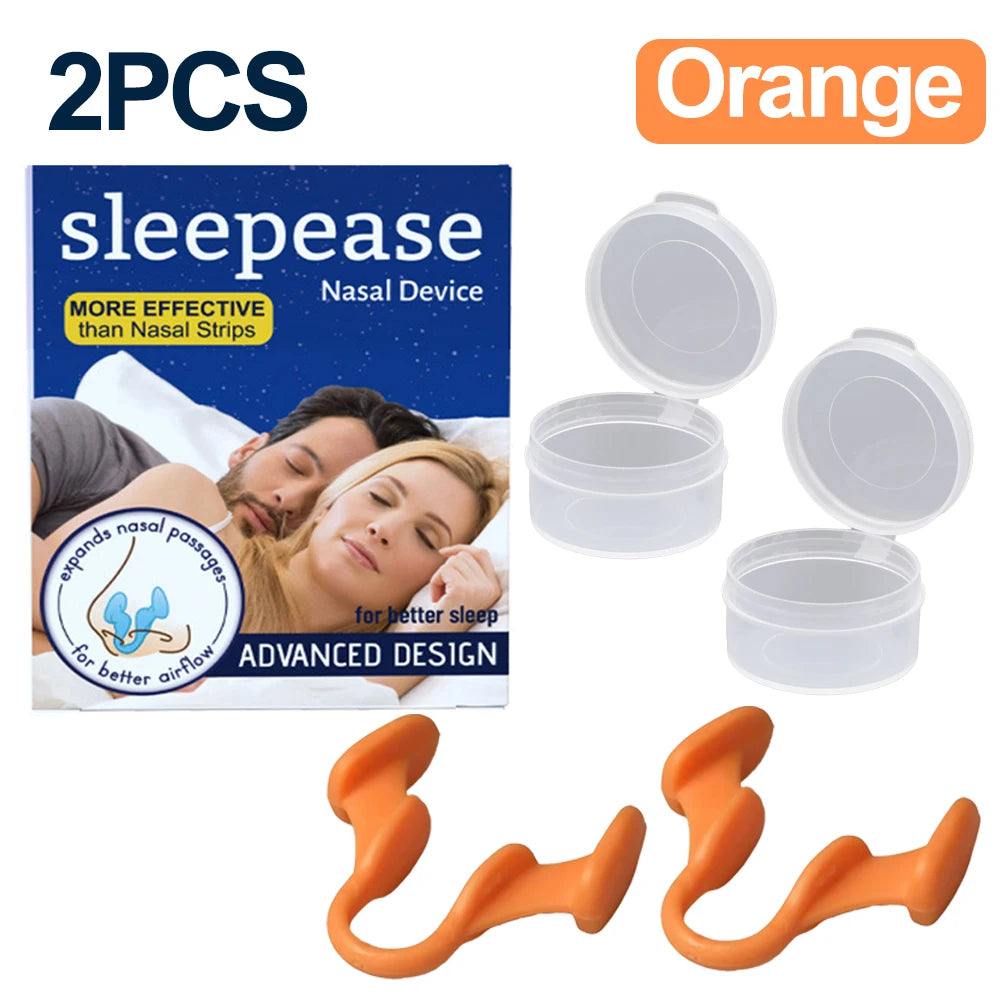 Silicone Nose Breathing Dilator, Nasal Clip for Snoring and Rhinitis, Easy Breathing Aid for Sleep Apnea