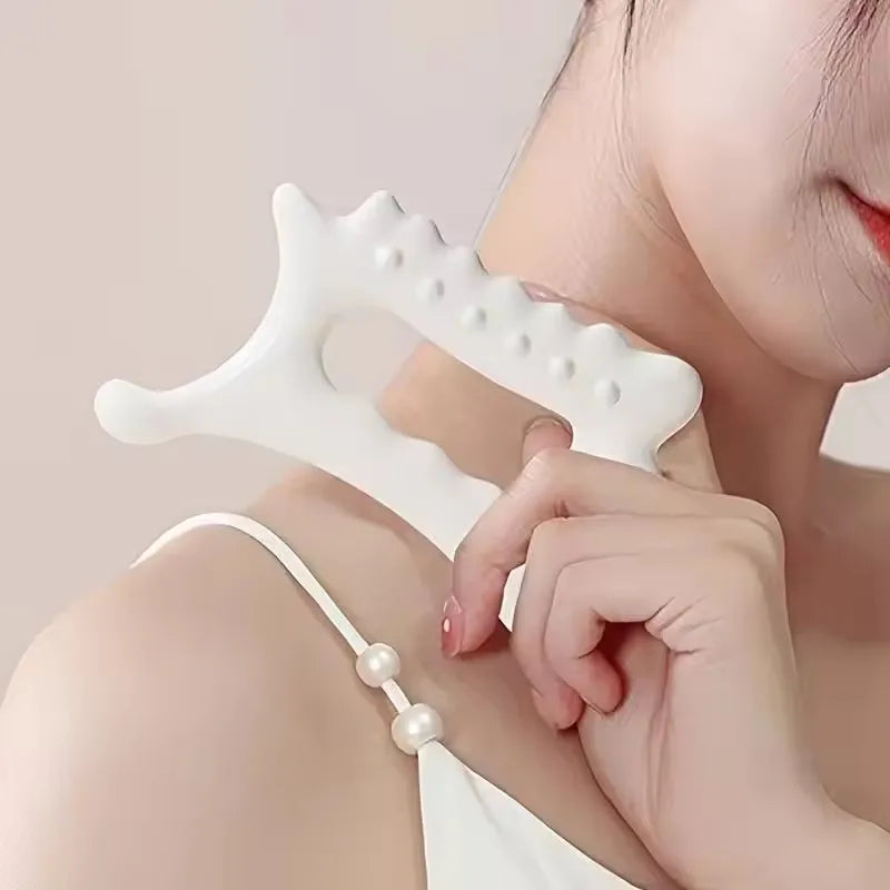 Resin Scraping Board For Face Arm Leg Body Gua Sha Scraping Manual Facial Massage Jaw Lifting Eye Acupoint Massage Stick