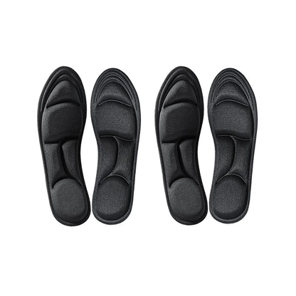 1/2/4/16Pairs 5D Massage Memory Foam Insoles For Shoes Sole Breathable Cushion Sport Running Insoles For Feet Orthopedic Insoles