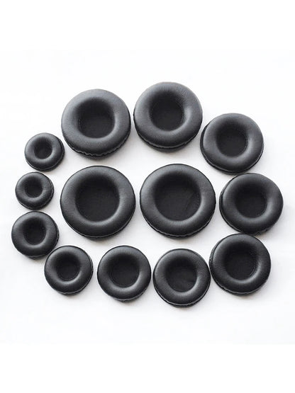 R Ear Pads For Headphones Covers Sponge Leather Foam Cushion 40mm 50mm 55mm 60mm 65mm 70mm 75mm 80mm 85mm 90 95 100 105mm 110mm