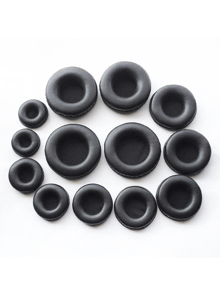 Ear Pads For Headphones Covers Sponge Leather Foam Cushion 40mm 50mm 55mm 60mm 65mm 70mm 75mm 80mm 85mm 90 95 100 105mm 110mm