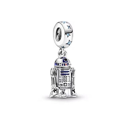 Star Wars Charm Beads Pendant fit Original Snake Silver Bracelet Necklace Beads for Diy Jewelry Women Gift