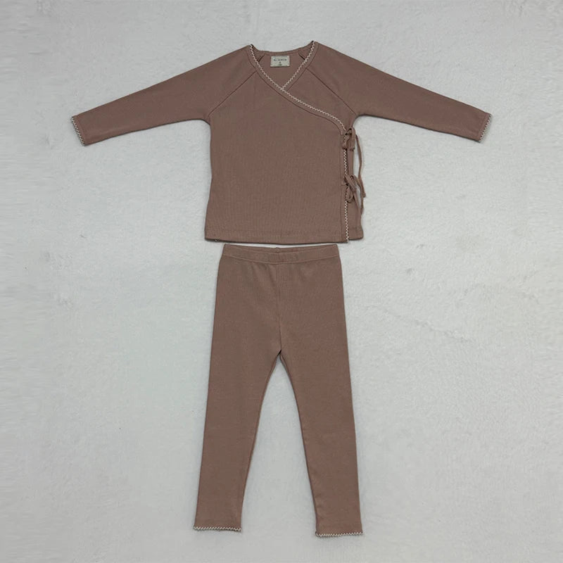Ali layette SS26 Trimming Ribbed Cotton Family Matching Collection hat  blanket Rompers Sets