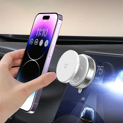 Car Bracket Vacuum Magnet Upgraded Version Multi-angles Adjustment Strong Magnetic Suck Foldable Car Navigation Phone Holder New