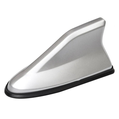 Universal Carbon Fiber Look Car Roof Top Mount Shark Fin Aerial Antenna Toppers Auto Radio AM FM Antenna Signal Amplifier Aerial