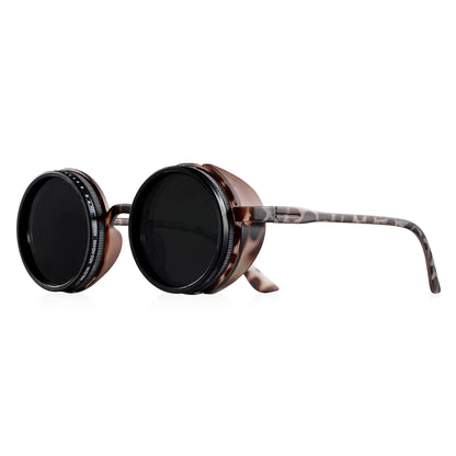 CRIXALIS Handmade ND Adjustable Sunglasses 1~9 Manual Dimming Glasses Fishing Filter UV400 Retro Steampunk Polarized SunGlasses