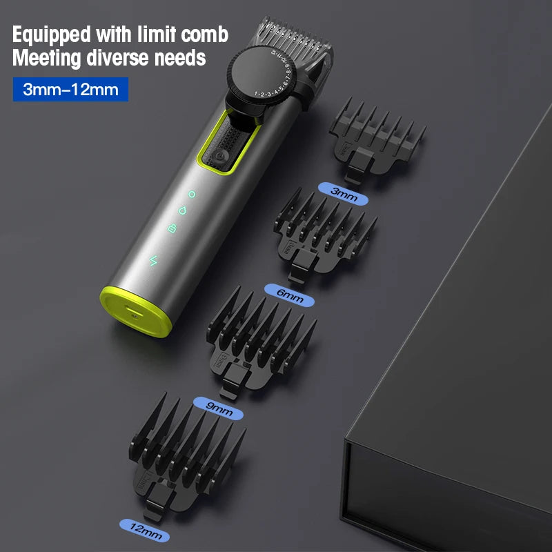 RESUXI 677 Men's Professional 4 in 1 Hair Trimmer Set Multi-function Hair Clipper Electric Shaver Nose Eyebrow Hair Grooming Kit