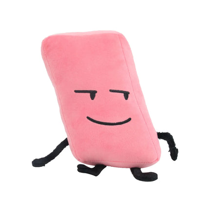 New Arrival BFDI Battle For Dream Island Plush Toy 70 Stuffed Doll Soft Animal X Number Blintz Block Marker Stapler French Fries