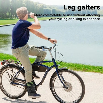 Leg Gaiters For Men Trail Gaiters Low Waterproof Breathable Boots Gators Extended Snow Gaiters Adjustable Fit For Cycling Hiking