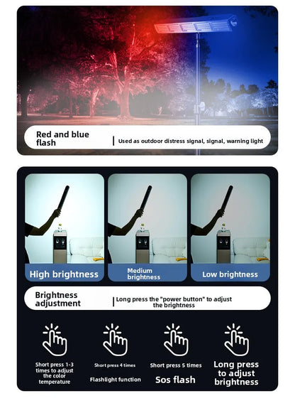【High Power Magnetic LED Light Bar】2026 New Portable USB Rechargeable Work Light 3 Modes IP66 Waterproof Emergency Power Bank