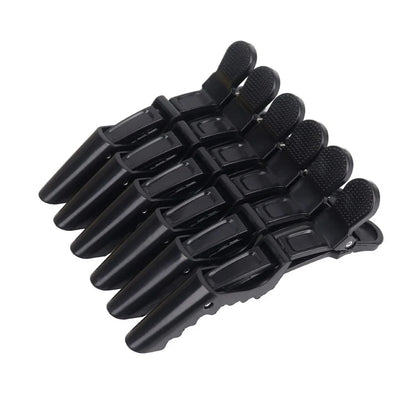 6PCS Alligator Hair Clips Hairdressing Clamps Claws Section Clip Barber Crocodile Hairpin Salon Styling Tools Hair Accessories