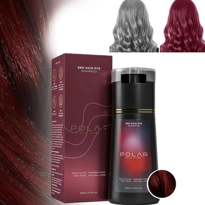 Hair Dye Shampoo For Gray Hair For Women Men Natural Hair Dye Kit Semi Permanent Hair Dye Shampoo Black Brown Purple 200ml