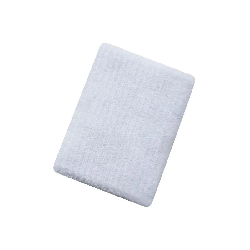 New Breathable Cotton Wristband Set for Men and Women Sweat Absorbent Wrist Sweatbands for Tennis Football Basketball Running