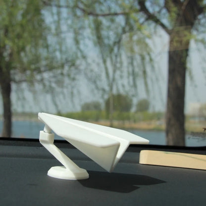 Unique Auto Turning Airplane Model Decor Car Dashboard Airplane Drift Rotating Ornaments Car Interior Center Console Decoration