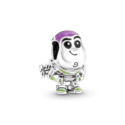 Disney Toy Story Monsters, Inc.Charm Beads Pendant Fit Original Snake Silver Bracelet Necklace Beads For Diy Jewelry Women Gift