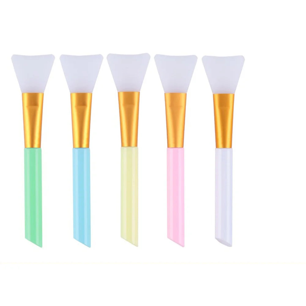 1/4/5/6-pack advanced silicone facial mask brush - mild and soft, suitable for all skin types, formaldehyde free