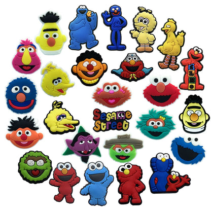 11/15/26Pcs Potdemiel Shoe Charms Cartoon Anime Slipper Shoes Accessories Decorations Clog Sandal Shoe Ornament