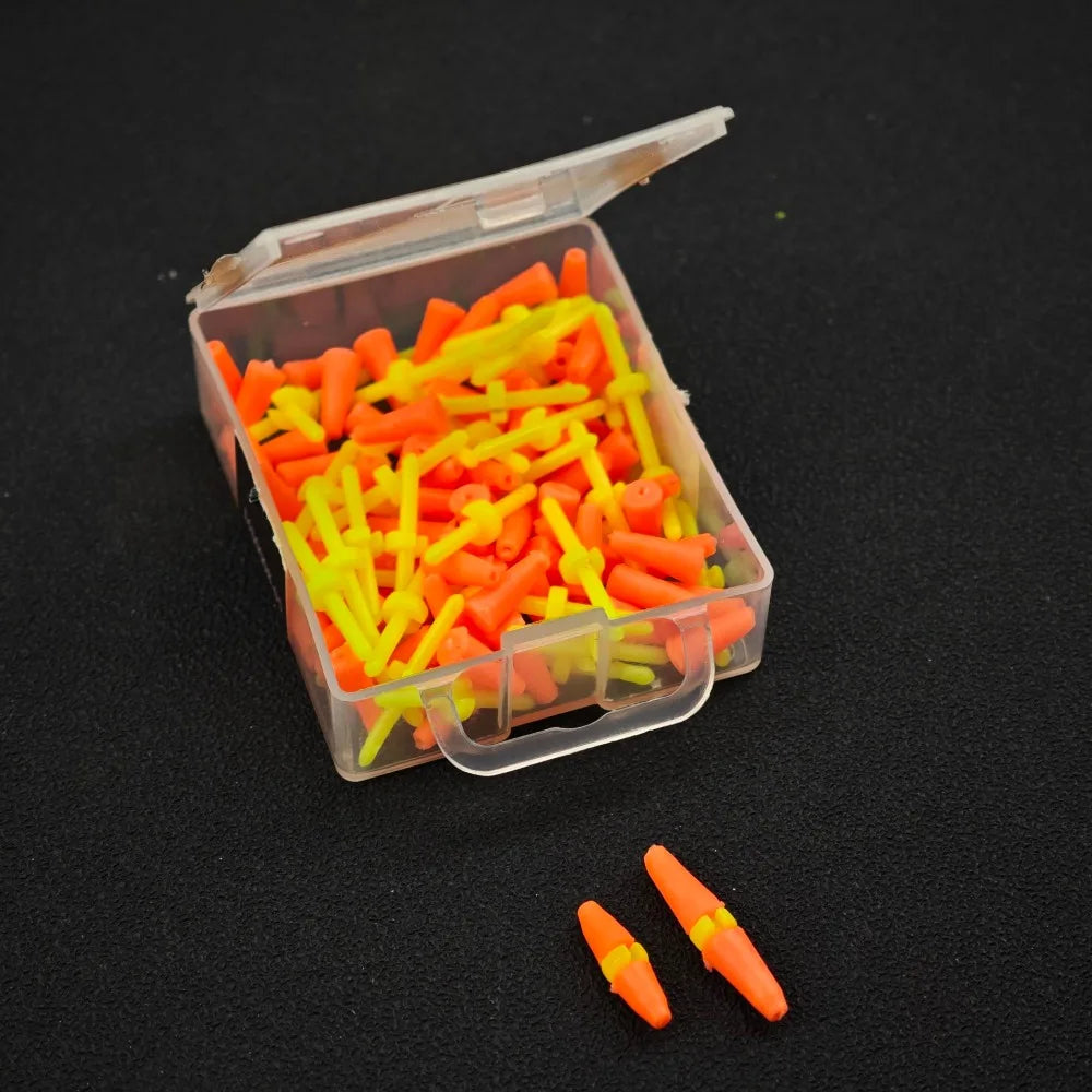 Ackibbik 40pcs/box  Fishing Float Stoppers Rod Bobber Float Stoppers Fishing Tackle Fishing Float Stoppers Tool Accessories