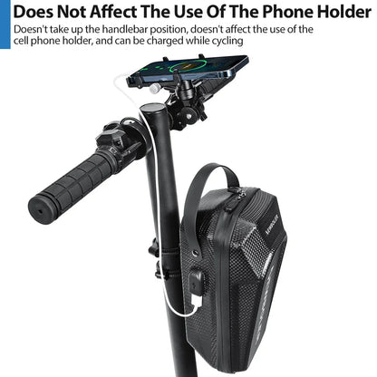 NEWBOLER 3L/5L Electric Scooter Bag Accessories Electric Vehicle Bag With USB Port Waterproof Scooter Front Bag Bike Bag