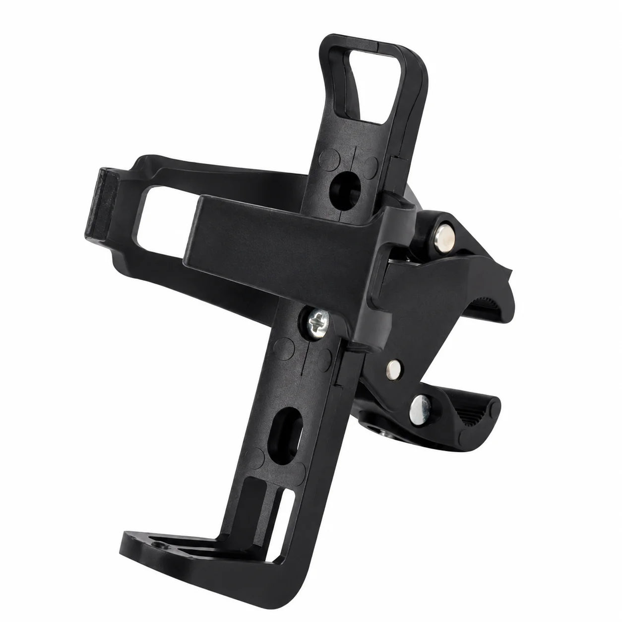 Universal Handlebar Phone Holder Adjustable Bike Scooter Stroller Wheelchair Mount Clamp Stand for 4.0-7.0 Inch Smartphones Uses
