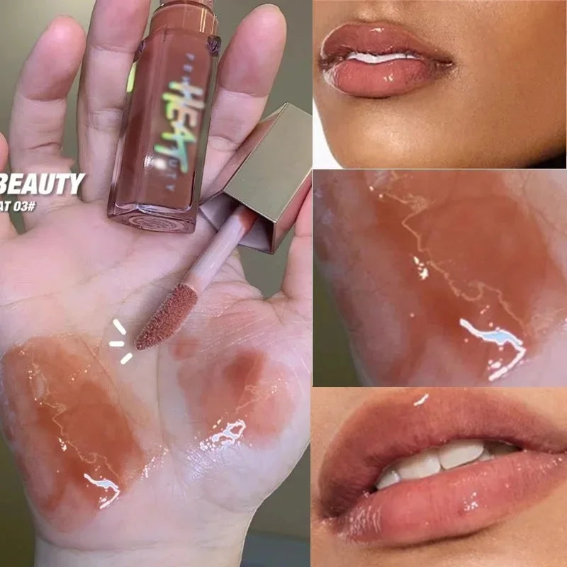 Fashionable and Fresh Fenty Beauty Lip Gloss Multi-color Shiny Transparent Liquid Lipstick Beginner Essential Lipstick Cosmetics