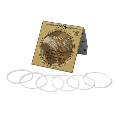 6 Pcs Strings Classical Guitar Strings Black Clear Nylon Guitarra Strings Sliver Plated Copper Wound String Guitar Accessories