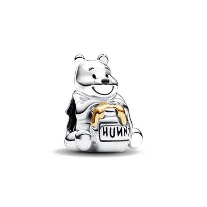 Hot Sell MINISO Disney 925 Sterling Silver Animals Mobilization Charms Beads Hot Original Bracelet DIY Jewelry Women Pendant