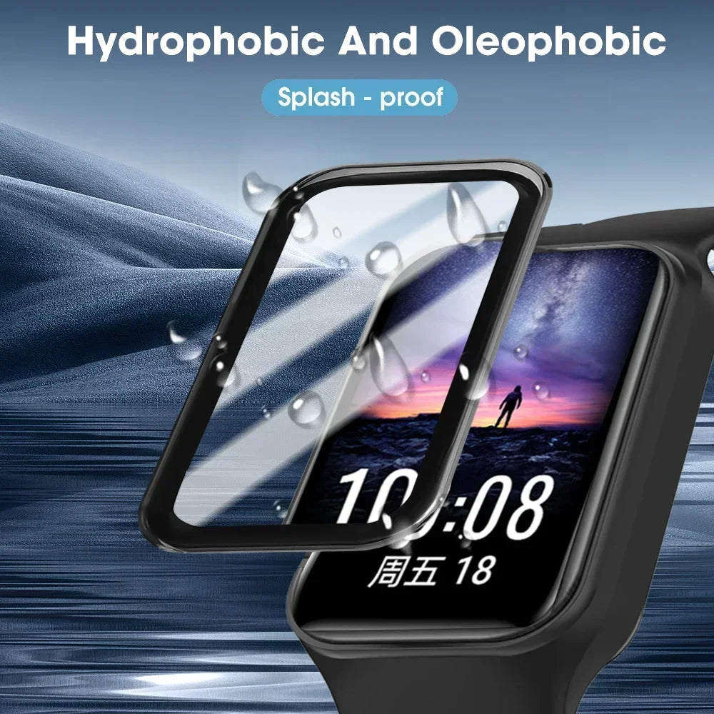 Curved Film for Xiaomi Mi Band8 Active Screen Protector Anti-scratch Full Cover Protective Film for Mi Band 9 Active Not Glass