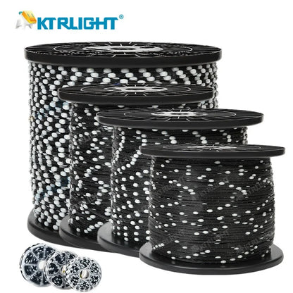 3pin DC5V/12V black LED pixel light string WS2811 RGB programmable light string holiday atmosphere light Christmas light string