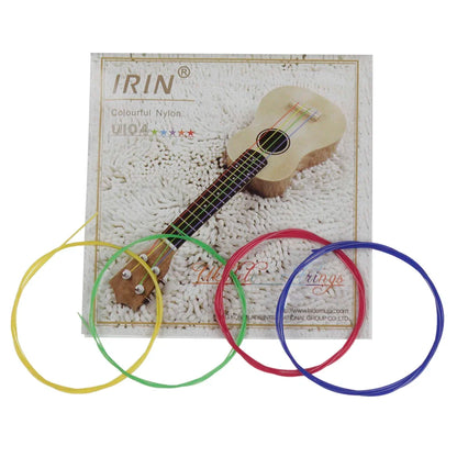 IRIN Professional Ukulele Strings Black Clear Nylon Strings Colorful Ukulele Strings Stringed Instrument Parts Accessories