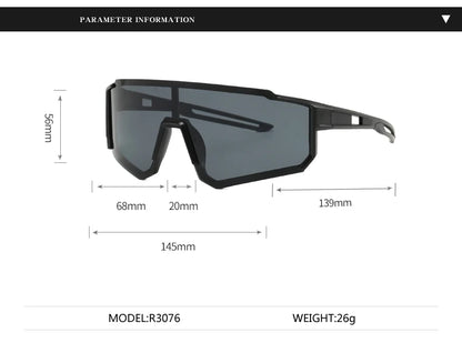 Hiking 2pcs Cycling Anti Light Glasses Men Women UV400 Sandproof Eye Protector Shades Outdoor Sports Goggle Anti Radiation Lens