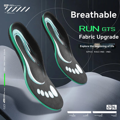 Carbon Plate Arch Support Sport Insoles for Men Women Breathable Shock Absorption Shoes Pad Outdoor Running Sneakers Sole Insole
