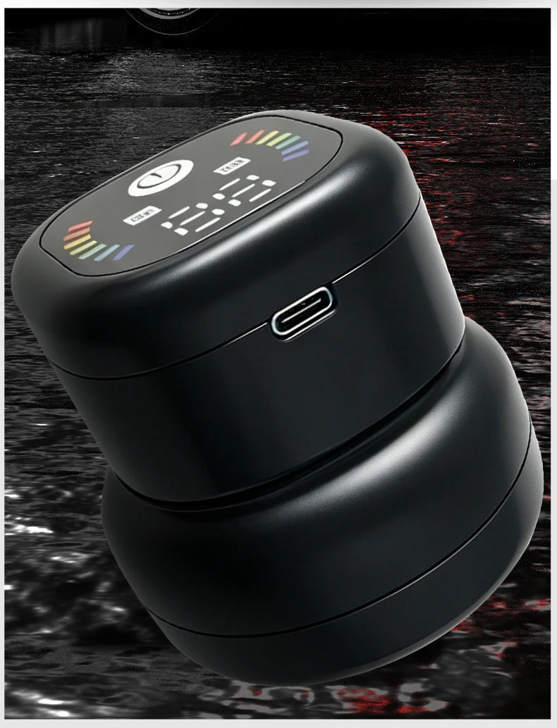 Multi-functional Electric Shaver with Automatic Haircutting, Shaving, Charging, Portability, and Push-Scissor Features